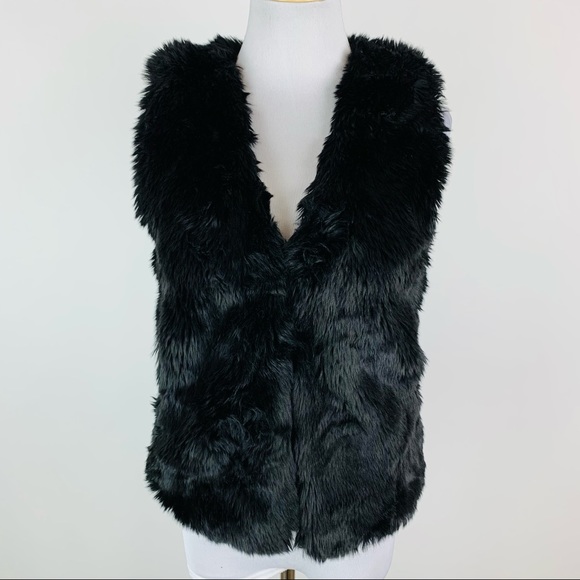 Madewell Faux Fur Vest Xs 